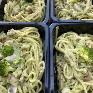 Spaghetti met romige broccolisaus