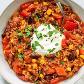 Chili con carne met rijst